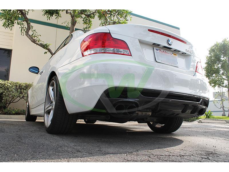 RW Carbon BMW E82 E88 Perf. Style Carbon Fiber Diffuser - Image 11