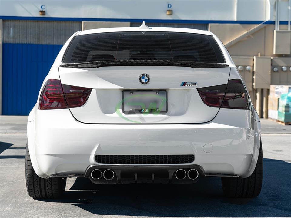 RW Carbon BMW E90 M3 Hamann Style Carbon Fiber Diffuser - Image 2