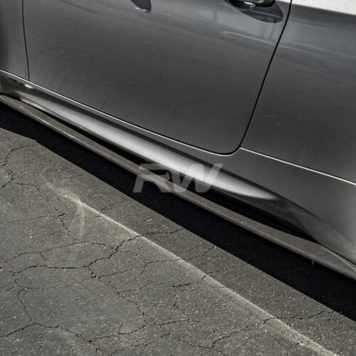 RW Carbon BMW E92 E93 M3 Carbon Fiber Side Skirt Extensions