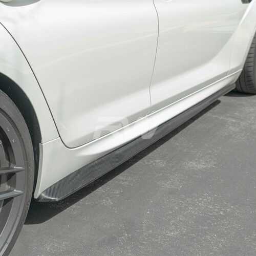 Alternative view of RW Carbon BMW F06 DTM Carbon Fiber Side Skirt Extensions