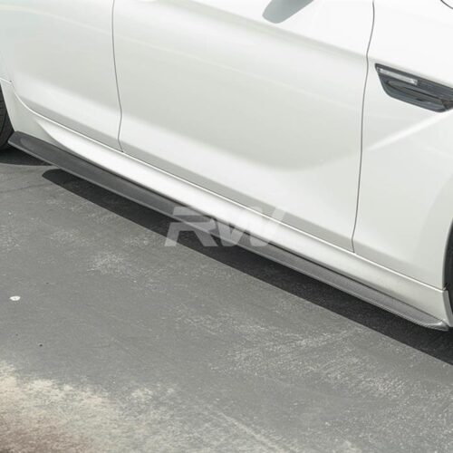 RW Carbon BMW F06 DTM Carbon Fiber Side Skirt Extensions