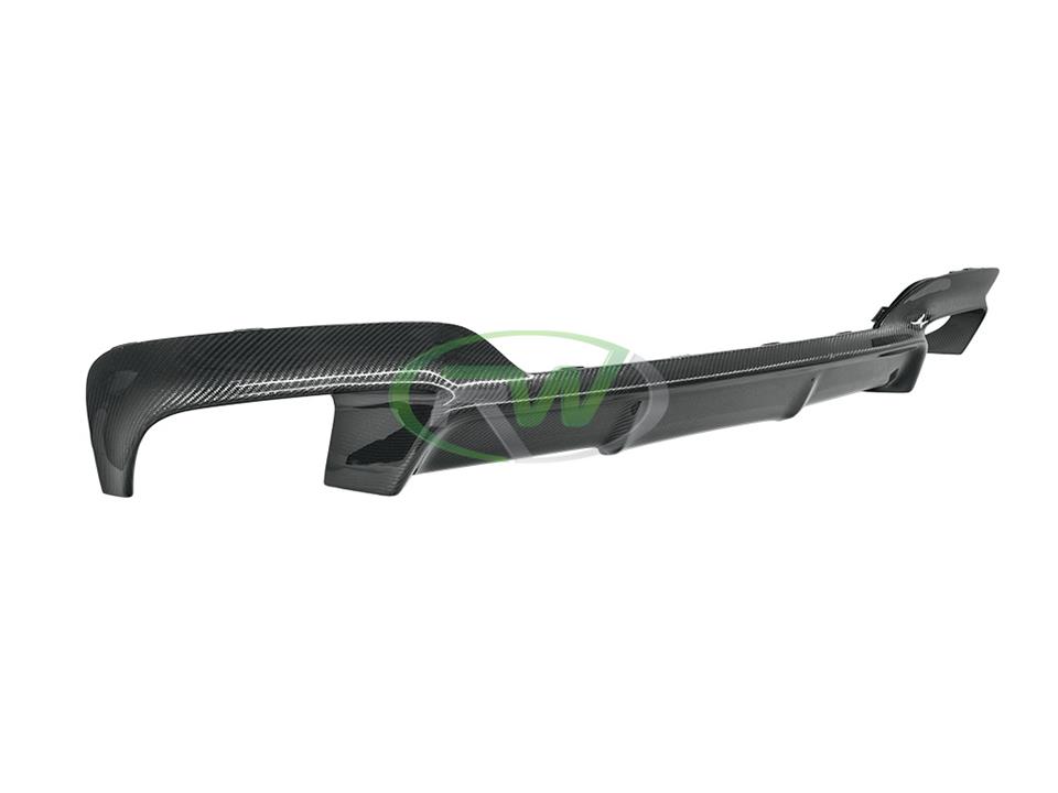 RW Carbon BMW F06 F12 F13 3D Style Carbon Fiber Diffuser - Image 7