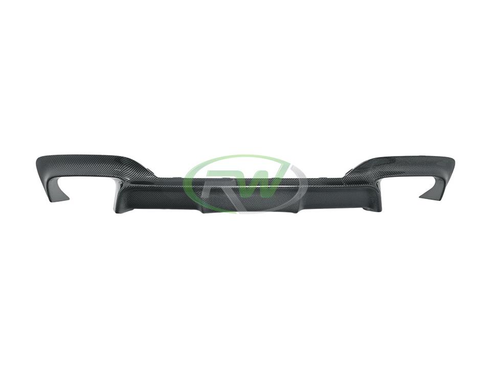 RW Carbon BMW F06 F12 F13 3D Style Carbon Fiber Diffuser - Image 9