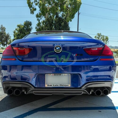 RW Carbon BMW F06 F12 F13 640i 650i M6 Outer CF Diffuser