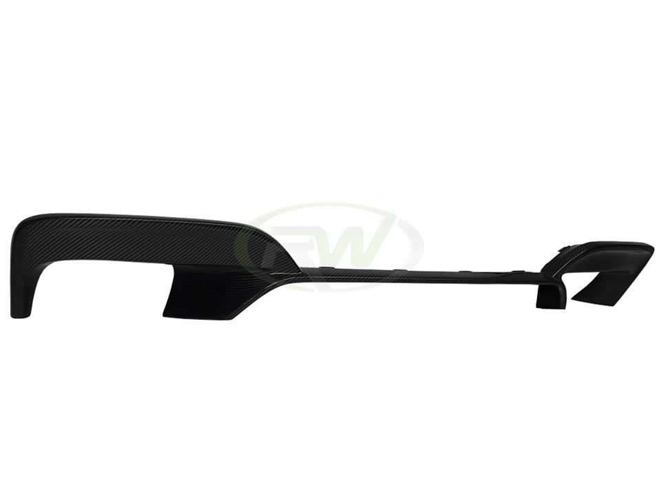 RW Carbon BMW F06 F12 F13 640i 650i M6 Outer CF Diffuser - Image 2