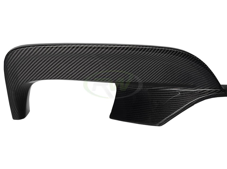RW Carbon BMW F06 F12 F13 640i 650i M6 Outer CF Diffuser - Image 3
