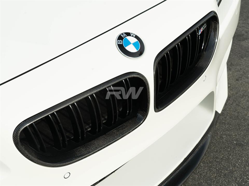 RW Carbon BMW F06 F12 F13 Carbon Fiber Grilles (4)