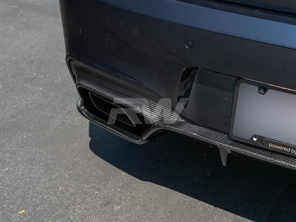 RW Carbon BMW F06 F12 F13 M6 3D Style Carbon Fiber Diffuser - Image 10