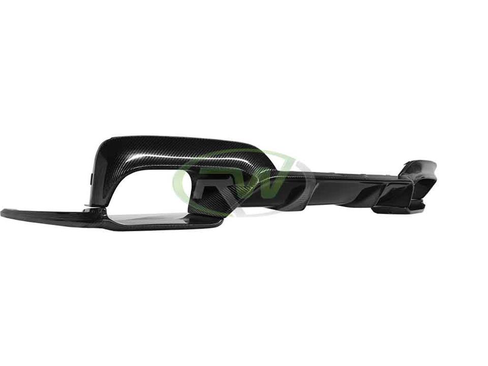RW Carbon BMW F06 F12 F13 M6 3D Style Carbon Fiber Diffuser - Image 12