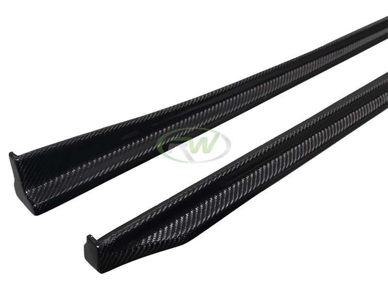 RW Carbon BMW F10 F11 3D Style CF Side Skirt Extensions (10)