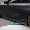 RW Carbon BMW F10 F11 3D Style CF Side Skirt Extensions (2)
