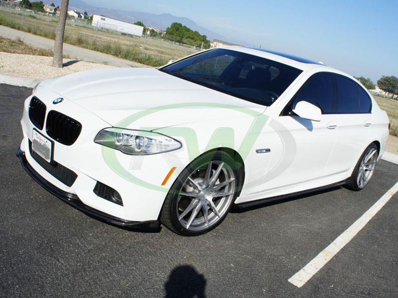 RW Carbon BMW F10 F11 3D Style CF Side Skirt Extensions (7)