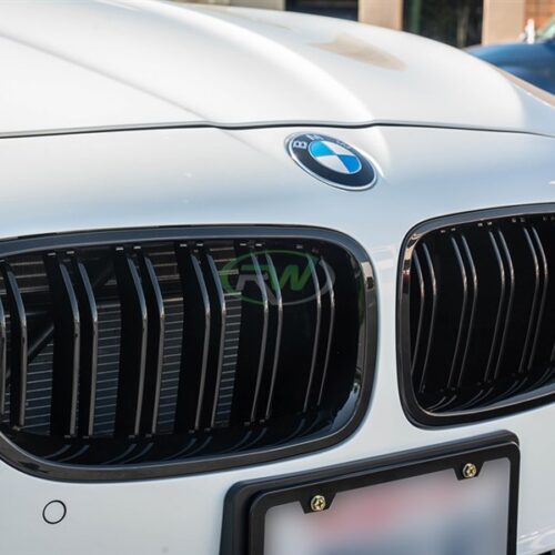 RW Carbon BMW F10 Gloss Black Double Slat Grilles