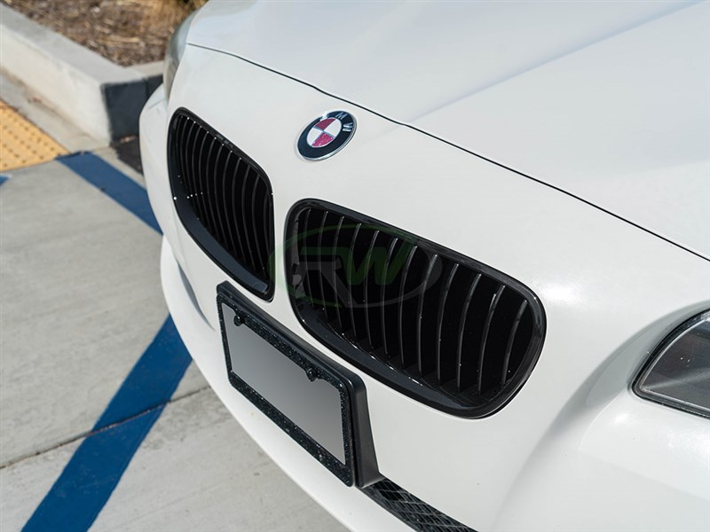 RW Carbon BMW F10 Gloss Black Kidney Grilles (3)