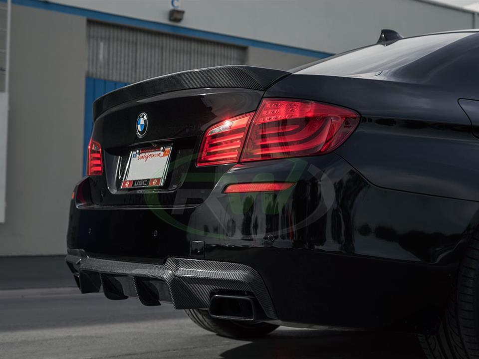 RW Carbon BMW F10 M Sport DTM Carbon Fiber Rear Diffuser - Image 10