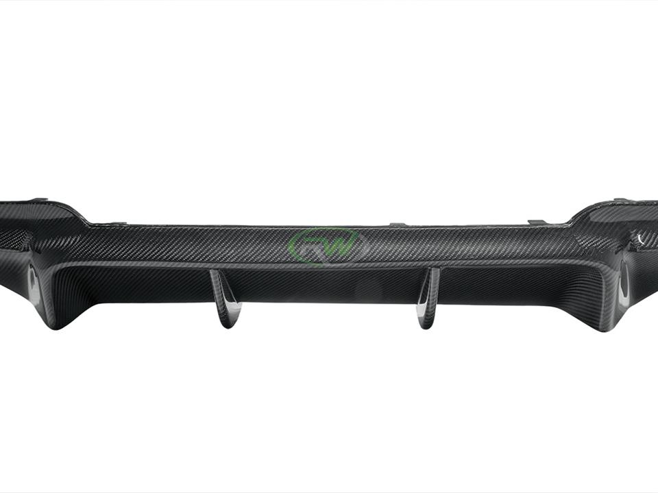 RW Carbon BMW F10 M Sport DTM Carbon Fiber Rear Diffuser - Image 18