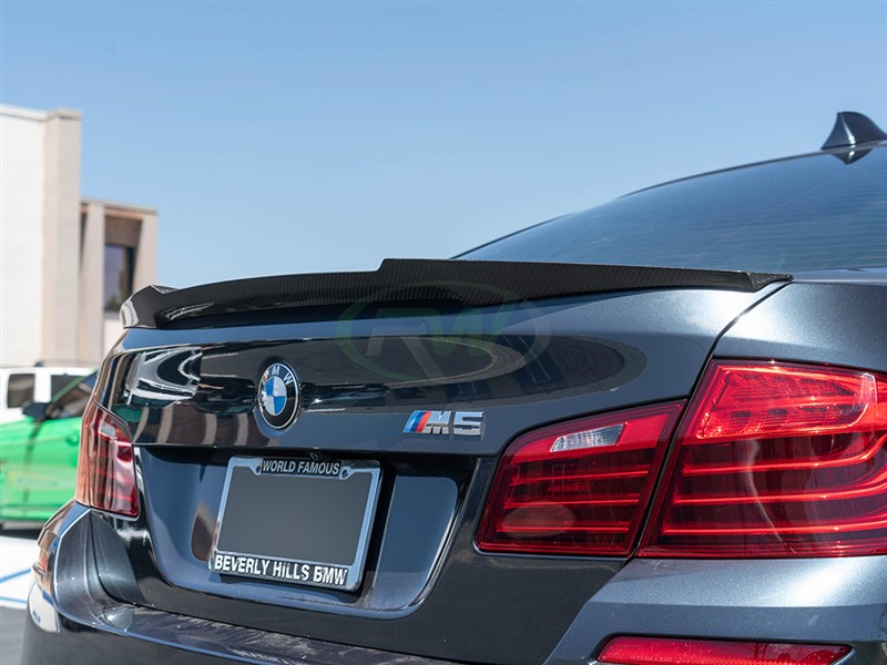 RW Carbon BMW F10 M4 Style Carbon Fiber Trunk Spoiler (20)