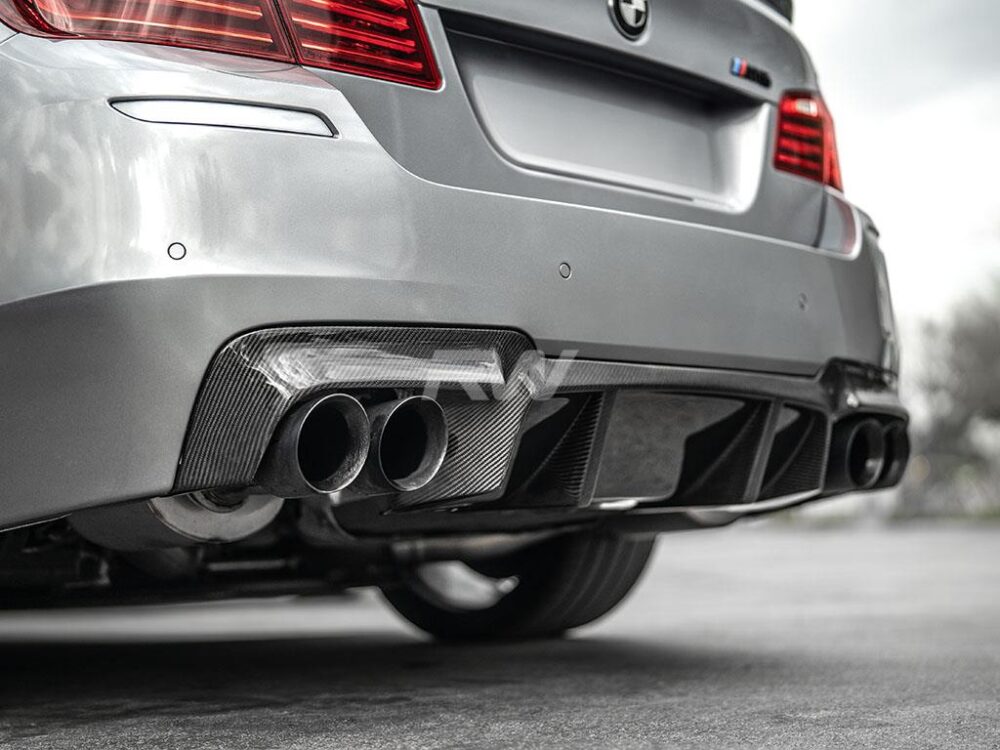 RW Carbon BMW F10 M5 DTM Carbon Fiber Rear Diffuser - Image 10