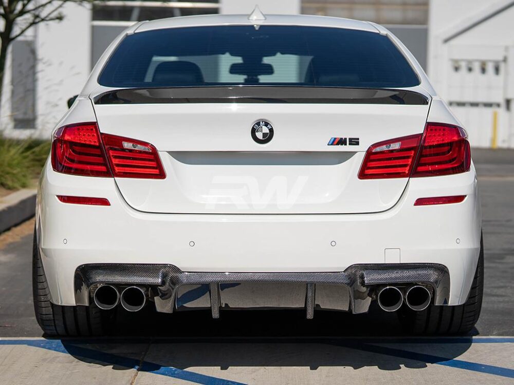 RW Carbon BMW F10 M5 DTM Carbon Fiber Rear Diffuser - Image 11