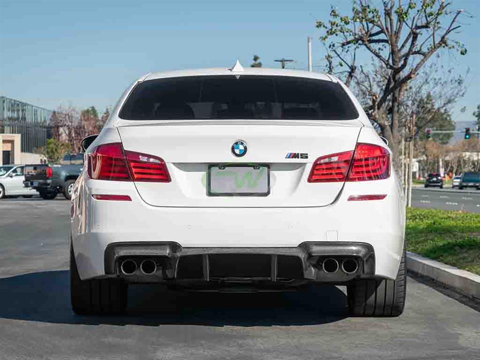RW Carbon BMW F10 M5 DTM Carbon Fiber Rear Diffuser - Image 19