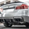 RW Carbon BMW F10 M5 DTM Carbon Fiber Rear Diffuser - Image 5