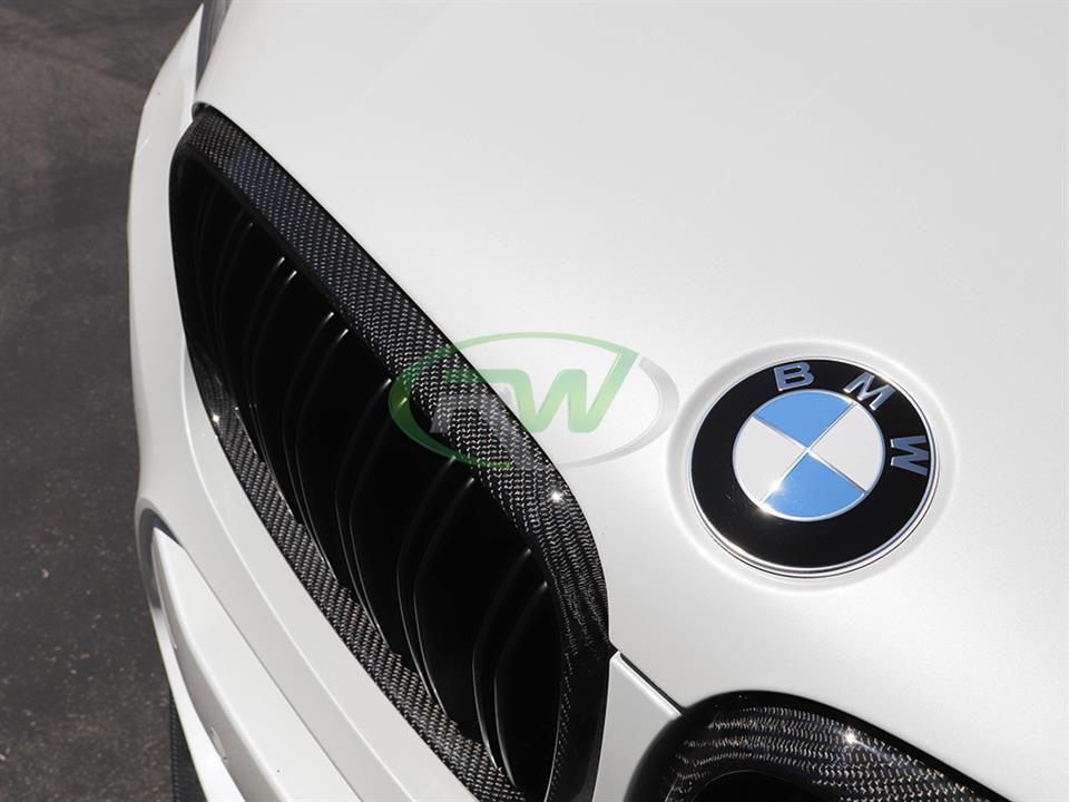 RW Carbon BMW F15 F16 F85 F86 Carbon Fiber Grilles (3)