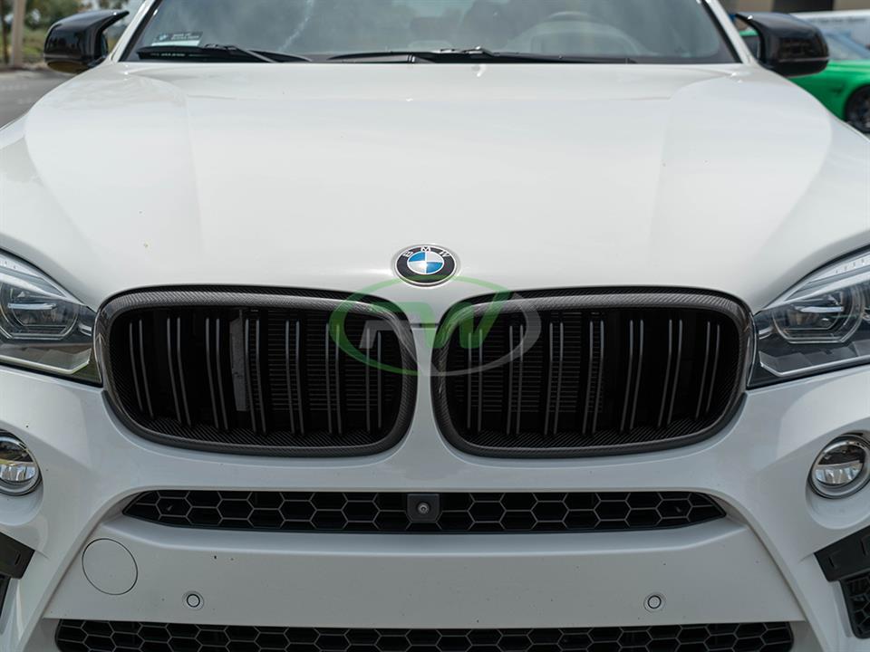 RW Carbon BMW F15 F16 F85 F86 Carbon Fiber Grilles (4)