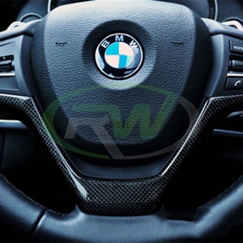 RW Carbon BMW F15 X5/F16 X6 CF Steering Wheel Trim