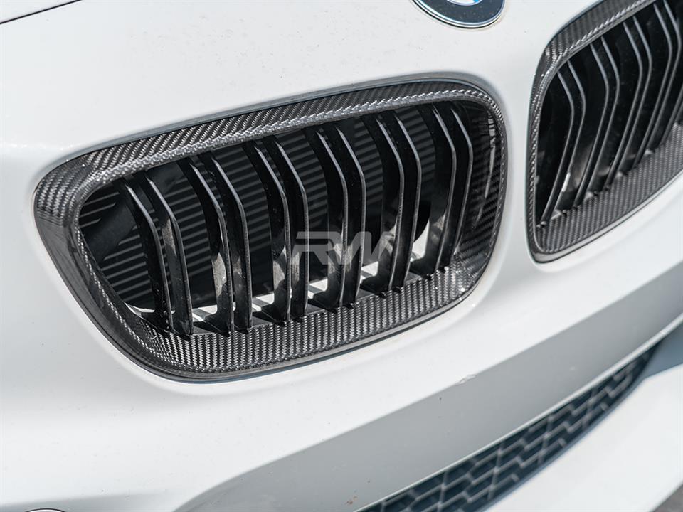 RW Carbon BMW F22 F23 F87 Carbon Fiber Grille Surrounds (2)