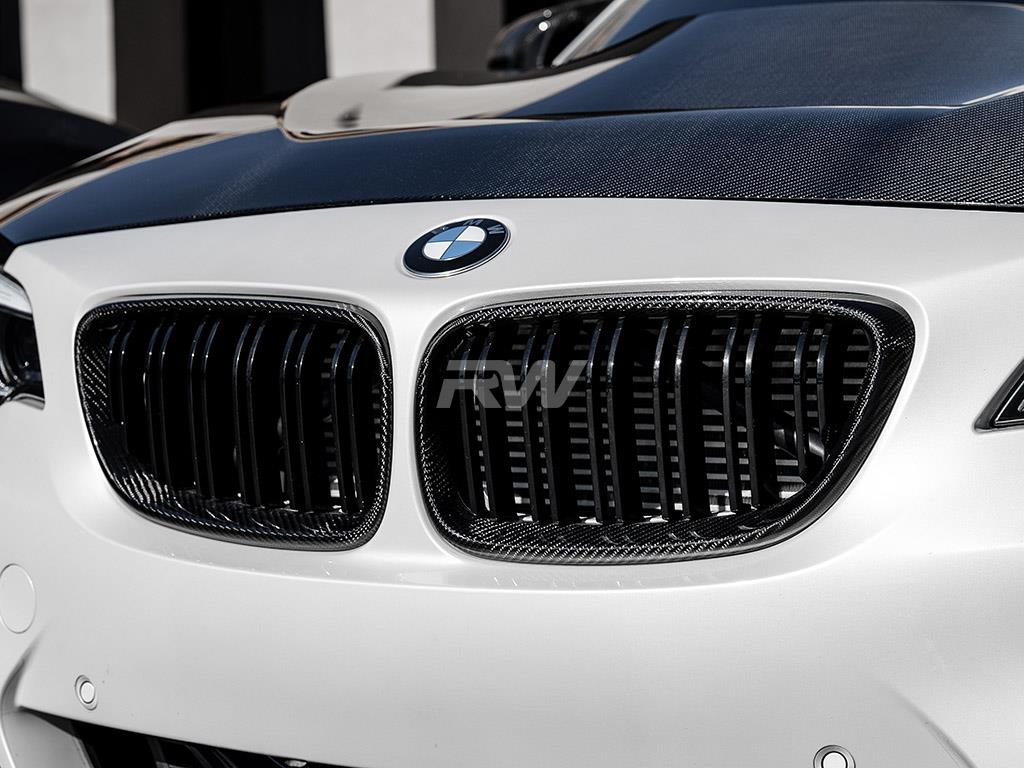 RW Carbon BMW F22 F23 F87 Carbon Fiber Grille Surrounds (4)