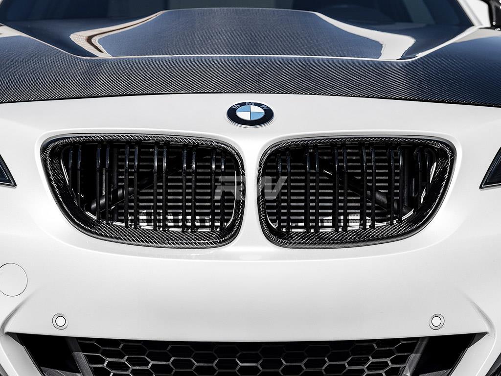 RW Carbon BMW F22 F23 F87 Carbon Fiber Grille Surrounds (5)