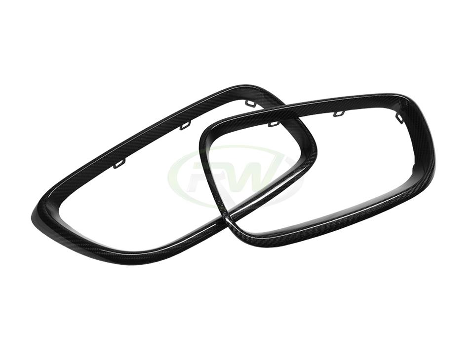 RW Carbon BMW F22 F23 F87 Carbon Fiber Grille Surrounds (8)