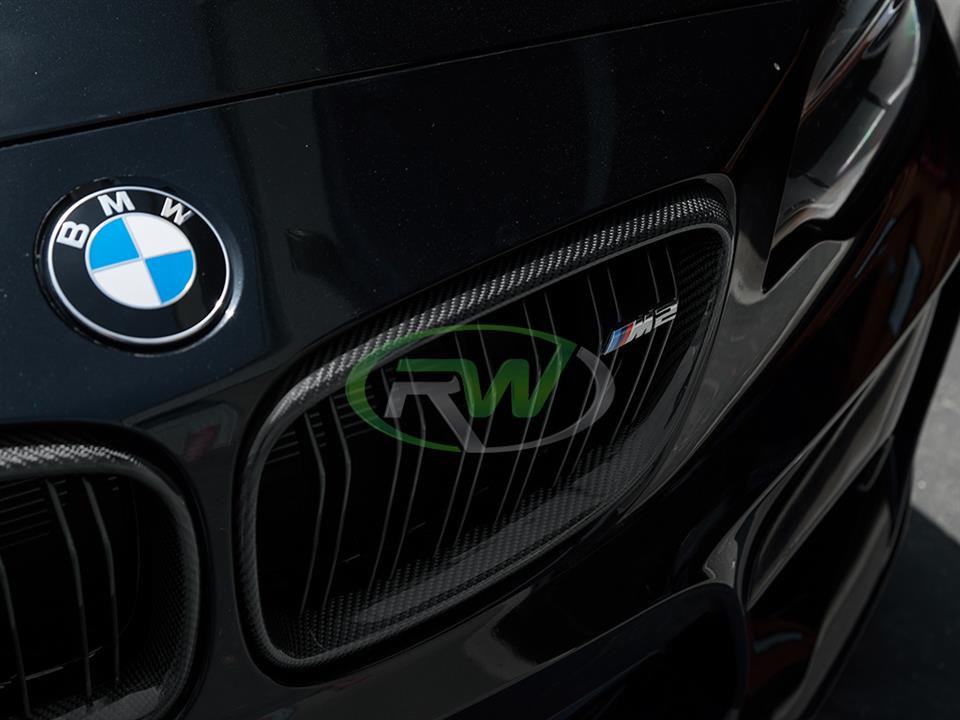 RW Carbon BMW F22 F23 F87 Carbon Fiber Grilles (1)