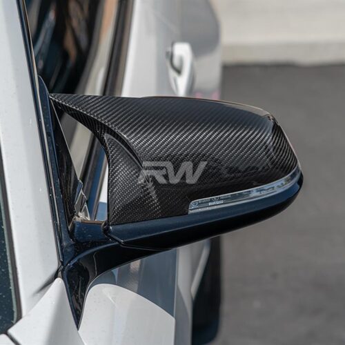 RW Carbon BMW F22 F30 F32 F87 M Styled CF Mirror Caps