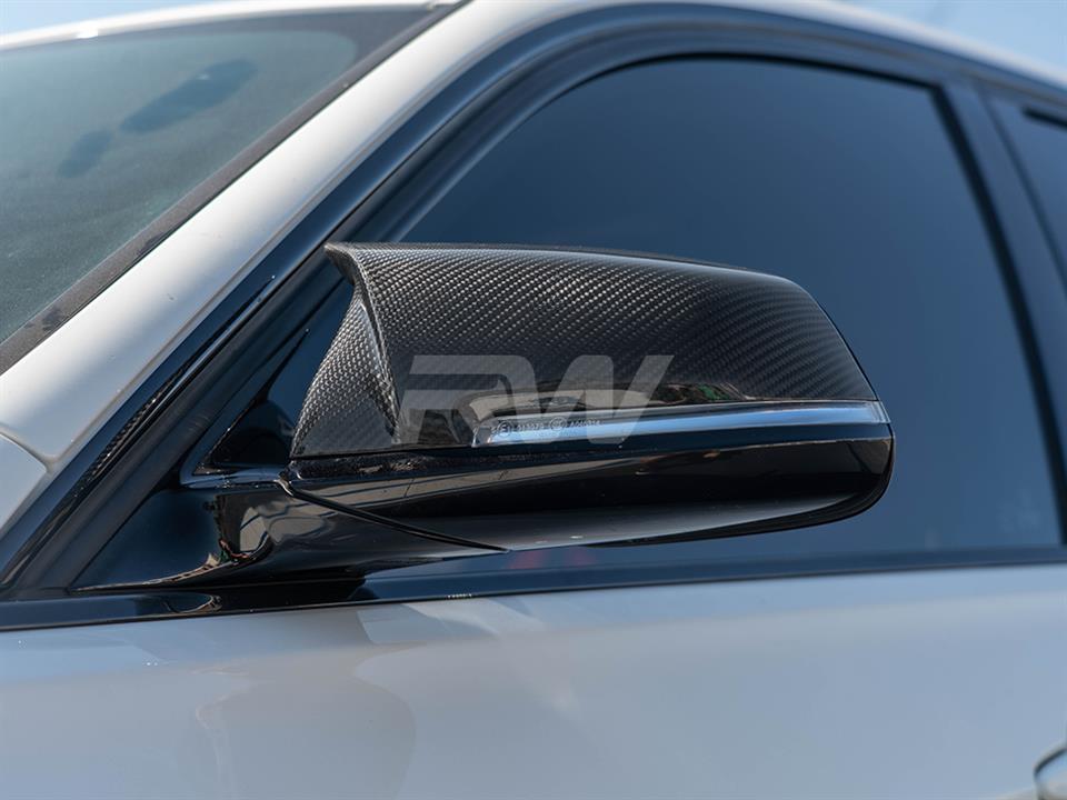 RW Carbon BMW F22 F30 F32 F87 M Styled CF Mirror Caps - Image 10
