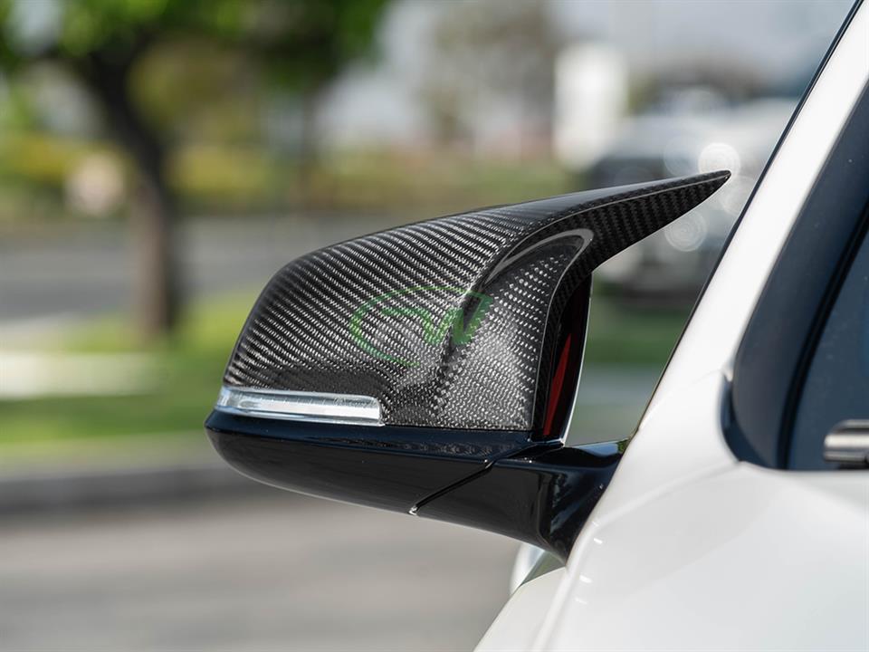 RW Carbon BMW F22 F30 F32 F87 M Styled CF Mirror Caps - Image 12