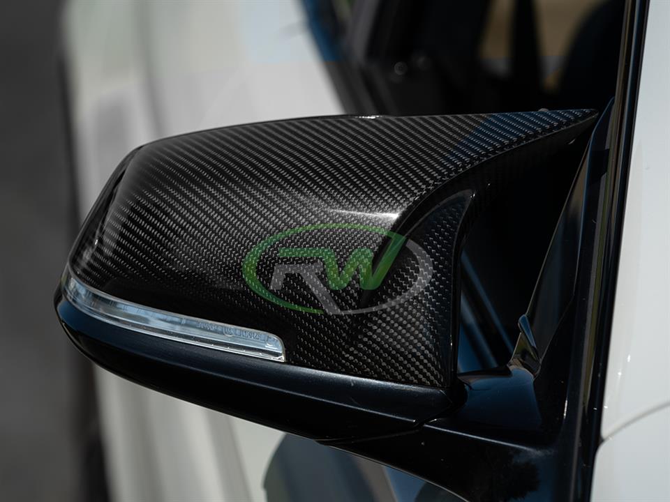 RW Carbon BMW F22 F30 F32 F87 M Styled CF Mirror Caps - Image 15