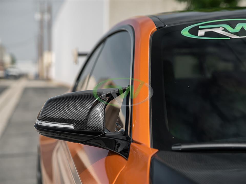 RW Carbon BMW F22 F30 F32 F87 M Styled CF Mirror Caps - Image 16