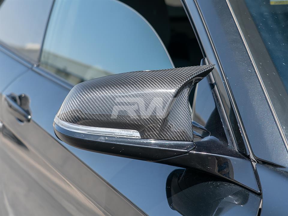 RW Carbon BMW F22 F30 F32 F87 M Styled CF Mirror Caps - Image 4