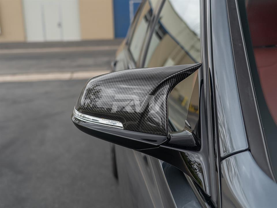 RW Carbon BMW F22 F30 F32 F87 M Styled CF Mirror Caps - Image 6