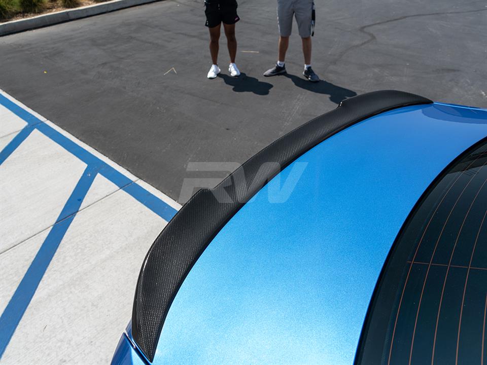 RW Carbon BMW F22 F87 CS Style Carbon Fiber Trunk Spoiler (17)