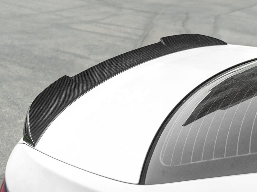 RW Carbon BMW F22 F87 CS Style Carbon Fiber Trunk Spoiler (5)