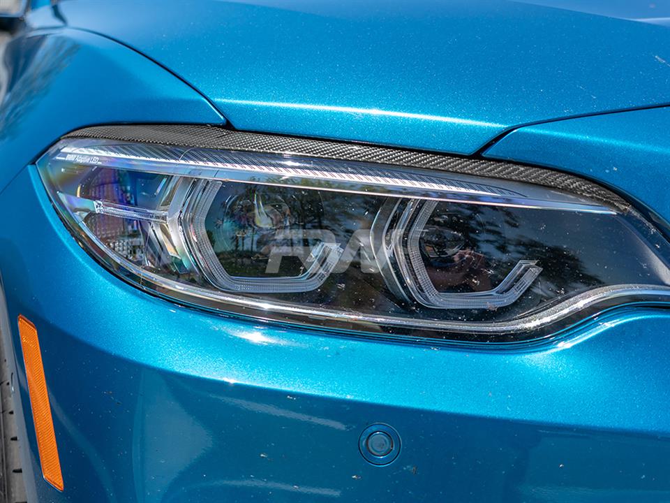 RW Carbon BMW F22 F87 Carbon Fiber Eyelids