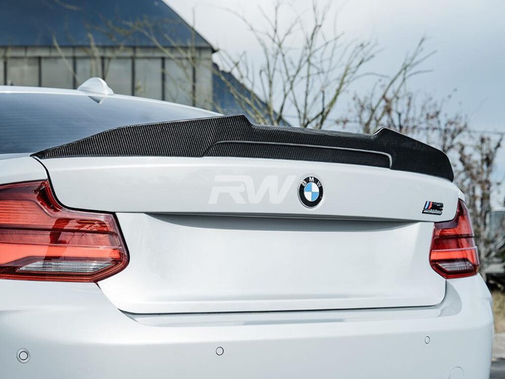 RW Carbon BMW F22F87 GTX V2 Carbon Fiber Trunk Spoiler (14)