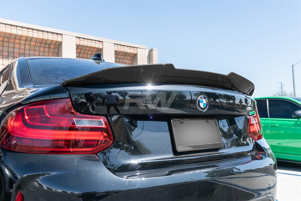 RW Carbon BMW F22F87 GTX V2 Carbon Fiber Trunk Spoiler (9)