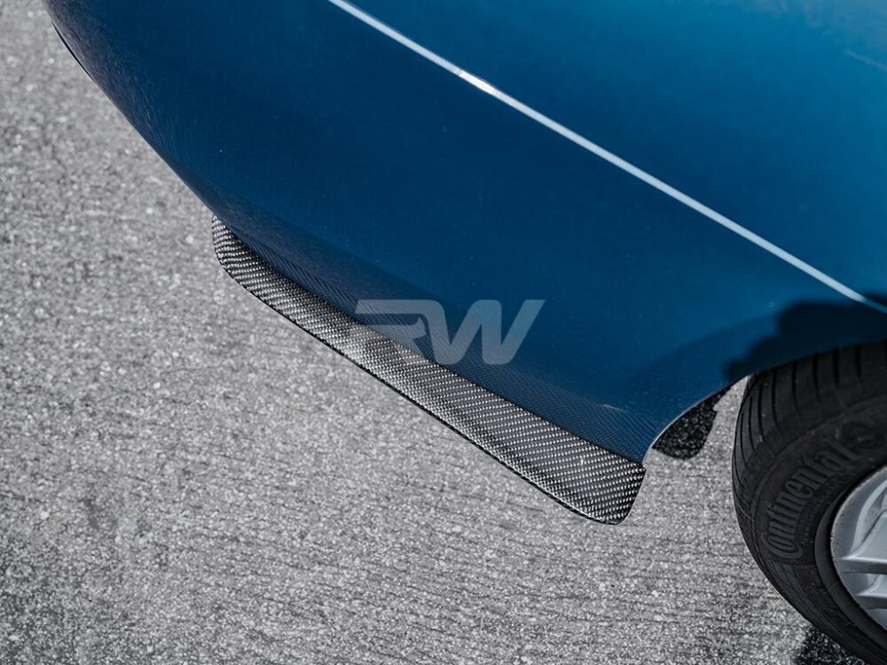 RW Carbon BMW F30 Carbon Fiber Rear Bumper Splitters (4)