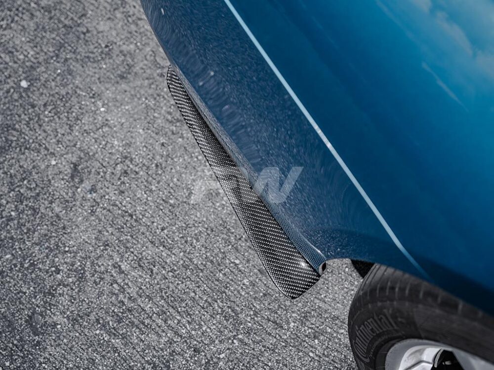RW Carbon BMW F30 Carbon Fiber Rear Bumper Splitters (5)