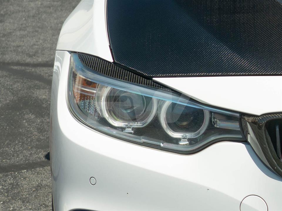 RW Carbon BMW F30 F31 Carbon Fiber Eyelids