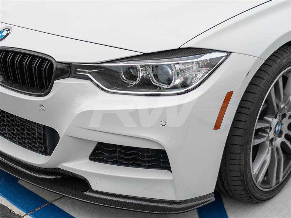 RW Carbon BMW F30 F31 Carbon Fiber Eyelids_6