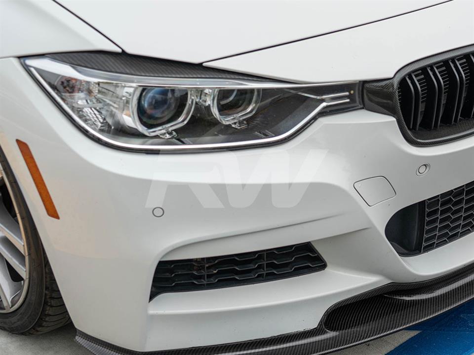 RW Carbon BMW F30 F31 Carbon Fiber Eyelids_7
